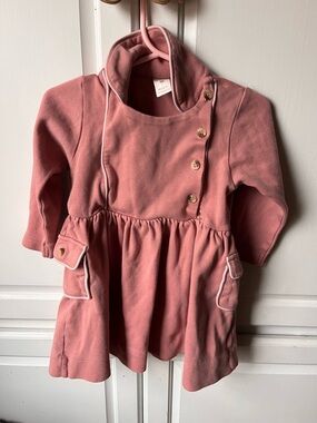 Kate Quinn Dusty Rose Hooded Button-Up Dress